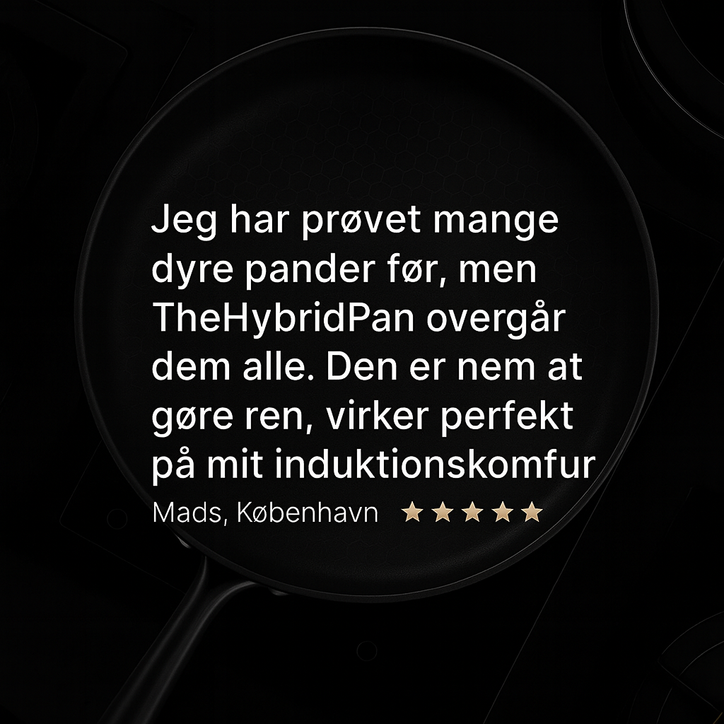 Thehybridpan™ – Den Perfekte Hybridpande