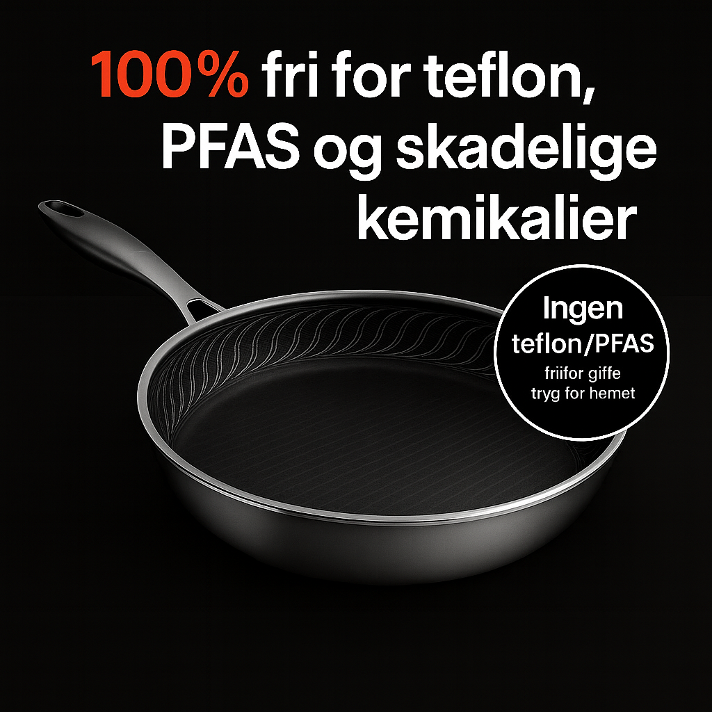 Thehybridpan™ – Den Perfekte Hybridpande